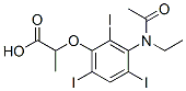 2-[3-(N-Ethylacetylamino)-2,4,6-triiodophenoxy]propionic acid CAS#: 24340-14-5