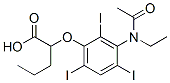 2-[3-(N-Ethylacetylamino)-2,4,6-triiodophenoxy]valeric acid CAS#: 24340-18-9