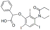 2-[3-(N-Ethylpropionylamino)-2,4,6-triiodophenoxy]-2-phenylacetic acid CAS#: 23189-39-1