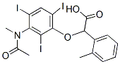 2-[3-(N-Methylacetylamino)-2,4,6-triiodophenoxy]-2-(o-tolyl)acetic acid CAS#: 23197-57-1