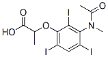 2-[3-(N-Methylacetylamino)-2,4,6-triiodophenoxy]propionic acid CAS#: 24340-13-4