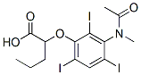 2-[3-(N-Methylacetylamino)-2,4,6-triiodophenoxy]valeric acid CAS#: 24340-17-8