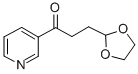 2-[3-Oxo-3-(3-pyridyl)propyl]-1,3-dioxolane CAS#: 109065-57-8