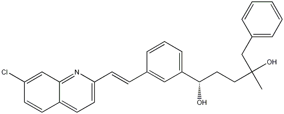 2-[3-(S)-[3-(2-(7-Chloro-2-quinolinyl)ethenyl)phenyl]-3-hydroxypropyl]phenyl-2-propanol CAS#: 287930-77-2