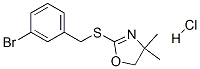 2-[(3-bromophenyl)methylsulfanyl]-4,4-dimethyl-5H-1,3-oxazole hydrochl oride CAS#: 100098-72-4