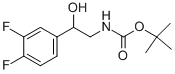 [2-(3,4-DIFLUOROPHENYL)-2-HYDROXYETHYL]-CARBAMIC ACID 1,1-DIMETHYLETHYL ESTER CAS#: 218449-63-9