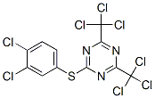 2-[(3,4-Dichlorophenyl)thio]-4,6-bis(trichloromethyl)-1,3,5-triazine CAS#: 24478-10-2
