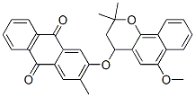 (+)-2-[[3,4-Dihydro-6-methoxy-2,2-dimethyl-2H-naphtho[1,2-b]pyran-4-yl]oxy]-3-methyl-9,10-anthracenedione CAS#: 20180-91-0
