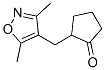 2-[(3,5-Dimethyl-4-isoxazolyl)methyl]cyclopentanone CAS#: 16858-04-1