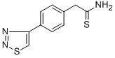 2-[4-(1,2,3-THIADIAZOL-4-YL)PHENYL]ETHANETHIOAMIDE CAS#: 254429-83-9
