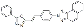 2-[4-[2-(5-Phenyl-1,3,4-oxadiazol-2-yl)vinyl]phenyl]-2H-naphtho[1,2-d]triazole CAS#: 24466-04-4