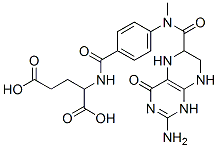 2-[4-[(2-amino-4-oxo-5,6,7,8-tetrahydro-1H-pteridin-6-yl)methyl-formyl-amino]benzoyl]aminopentanedioic acid CAS#: 2800-34-2