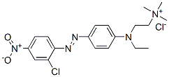 [2-[[4-[(2-chloro-4-nitrophenyl)azo]phenyl]ethylamino]ethyl]trimethylammonium chloride CAS#: 25198-22-5