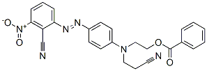 2-[[4-[(2-cyano-3-nitrophenyl)azo]phenyl](2-cyanoethyl)amino]ethyl benzoate CAS#: 15087-70-4