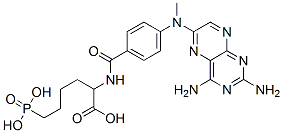 2-[[4-[(2,4-diaminopteridin-6-yl)methylamino]benzoyl]amino]-6-phosphon o-hexanoic acid CAS#: 113811-44-2