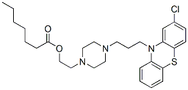 2-[4-[3-(2-chloro-10H-phenothiazin-10-yl)propyl]piperazin-1-yl]ethyl heptanoate CAS#: 17528-28-8