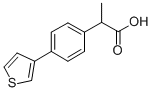 2-[4-(3-Thienyl)phenyl]propionic acid methyl ester (free acid) CAS#: 108912-14-7