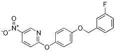 2-[4-(3-fluoro-benzyloxy)-phenoxy]-5-nitro-pyridine CAS#: 221246-44-2