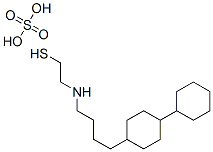2-[[4-(4-Cyclohexylcyclohexyl)butyl]amino]ethanethiol sulfate CAS#: 21209-21-2