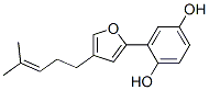 2-[4-(4-Methyl-3-pentenyl)-2-furanyl]-1,4-benzenediol CAS#: 104056-81-7