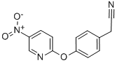 2-[4-[(5-NITRO-2-PYRIDYL)OXY]PHENYL]ACETONITRILE CAS#: 219928-36-6