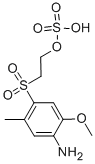 2-[(4-AMINO-5-METHOXY-2-METHYLPHENYL) SULPHONYL] HYDROGENSULPHATE ESTER CAS#: 21635-69-8
