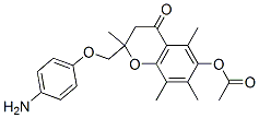 2-(4-AMINOPHENOXYMETHYL)-2,5,7,8-TETRAMETHYL-4-OXOCHROMAN-6-YL ACETATE CAS#: 107188-37-4
