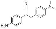 2-(4-AMINOPHENYL)-3-[4-(DIMETHYLAMINO)PHENYL]PROPANENITRILE CAS#: 2958-49-8