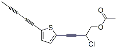 2-(4-Acetoxy-3-chloro-1-butynyl)-5-(1,3-pentadiynyl)thiophene CAS#: 1152-72-3