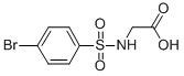 2-([(4-BROMOPHENYL)SULFONYL]AMINO)ACETIC ACID CAS#: 13029-73-7