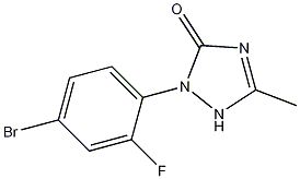 2-(4-Bromo-2-fluorophenyl)-1,2-dihydro-5-methyl-3H-1,2,4-triazol-3-one CAS#: 111992-09-7