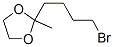 2-(4-Bromobutyl)-2-methyl-1,3-dioxolane CAS#: 20210-14-4