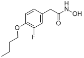 2-(4-Butoxy-3-fluorophenyl)acetohydroxamic acid CAS#: 15560-65-3