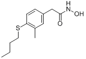 2-[4-(Butylthio)-3-methylphenyl]acetohydroxamic acid CAS#: 15560-07-3