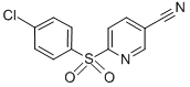 2-(4-CHLOROBENZENESULPHONYL)PYRIDINE-5-CARBONITRILE CAS#: 259683-30-2