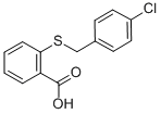 2-[(4-CHLOROBENZYL)SULFANYL]BENZENECARBOXYLIC ACID CAS#: 15887-84-0