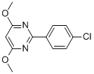 2-(4-CHLOROPHENYL)-4,6-DIMETHOXYPYRIMIDINE CAS#: 19068-83-8