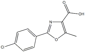 2-(4-CHLOROPHENYL)-5-METHYL-1,3-OXAZOLE-4-CARBOXYLIC ACID CAS#: 2940-23-0