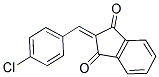 2-((4-CHLOROPHENYL)METHYLENE)INDANE-1,3-DIONE CAS#: 15875-54-4