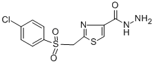 2-[[(4-CHLOROPHENYL)SULFONYL]METHYL]-1,3-THIAZOLE-4-CARBOHYDRAZIDE CAS#: 263015-77-6
