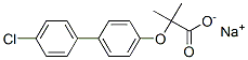 2-[(4'-Chlorobiphenyl-4-yl)oxy]-2-methylpropanoic acid sodium salt CAS#: 21345-23-3