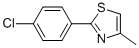 2-(4-Chlorophenyl)-4-methylthiazole CAS#: 25100-91-8