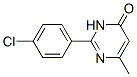 2-(4-Chlorophenyl)-6-methylpyrimidine-4(3H)-one CAS#: 16858-20-1