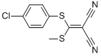 2-[(4-Chlorophenylthio)(methylthio)methylene]-malononitrile CAS#: 214330-88-8