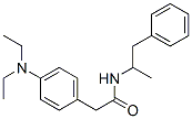 2-(4-Diethylaminophenyl)-N-(1-methyl-2-phenylethyl)acetamide CAS#: 18464-55-6