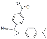 2-[4-(Dimethylamino)phenyl]-1-(4-nitrophenyl)-1-cyclopropanecarbonitrile CAS#: 28752-34-3
