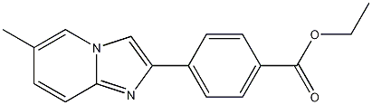 2-[4-(Ethoxycarbonyl)phenyl]-6-methyl-imidazo[1,2-a]pyridine CAS#: 109461-69-0