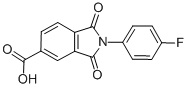 2-(4-FLUORO-PHENYL)-1,3-DIOXO-2,3-DIHYDRO-1H-ISOINDOLE-5-CARBOXYLIC ACID CAS#: 110768-19-9