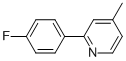 2-(4-FLUORO-PHENYL)-4-METHYL-PYRIDINE CAS#: 222551-24-8