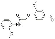 2-(4-FORMYL-2-METHOXY-PHENOXY)-N-(2-METHOXY-PHENYL)-ACETAMIDE CAS#: 247592-82-1